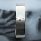 Жорсткий браслет ручної роботи зі срібла з хрестом denb1 от ювелирного магазина Оникс - 4