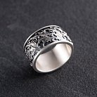Серебряное кольцо "Японская волна" 7026 от ювелирного магазина Оникс - 14