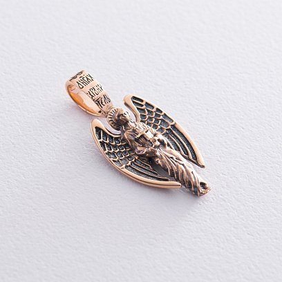 Золота підвіска "Анге﻿л Хранитель" п03191