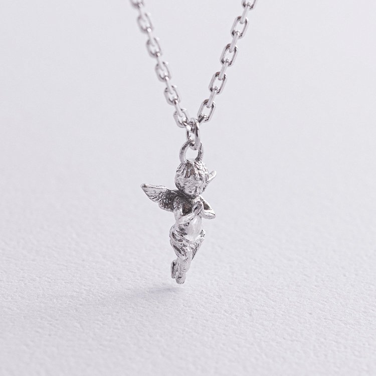 Срібне кольє "Янголятко" 181321 від ювелірного магазину Онікс - 2