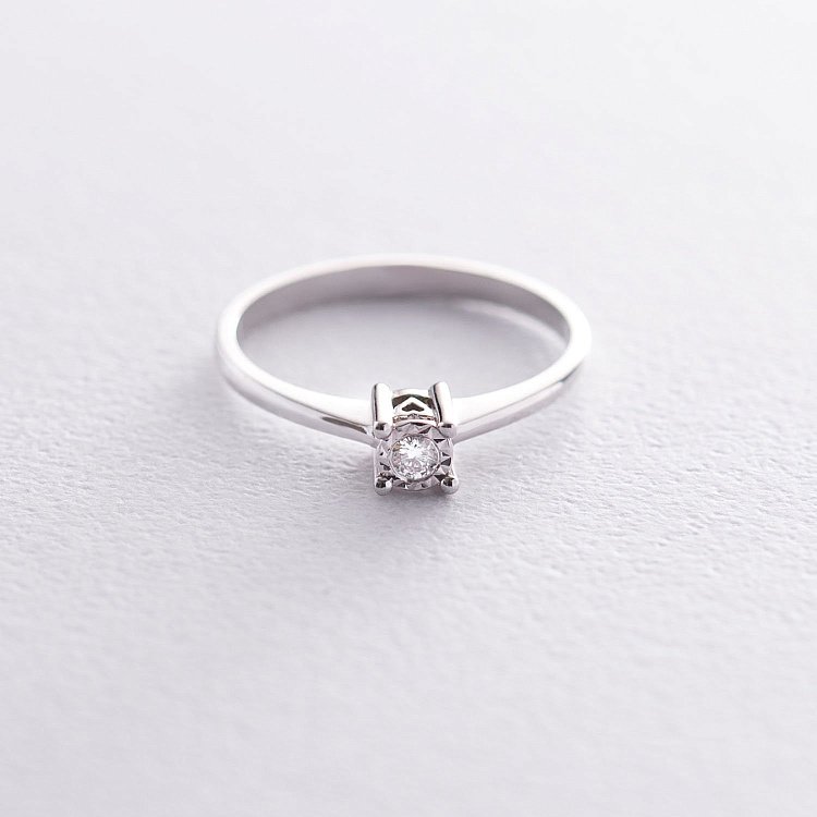 Золотое помолвочное кольцо с бриллиантом кб0131arp от ювелирного магазина Оникс - 2