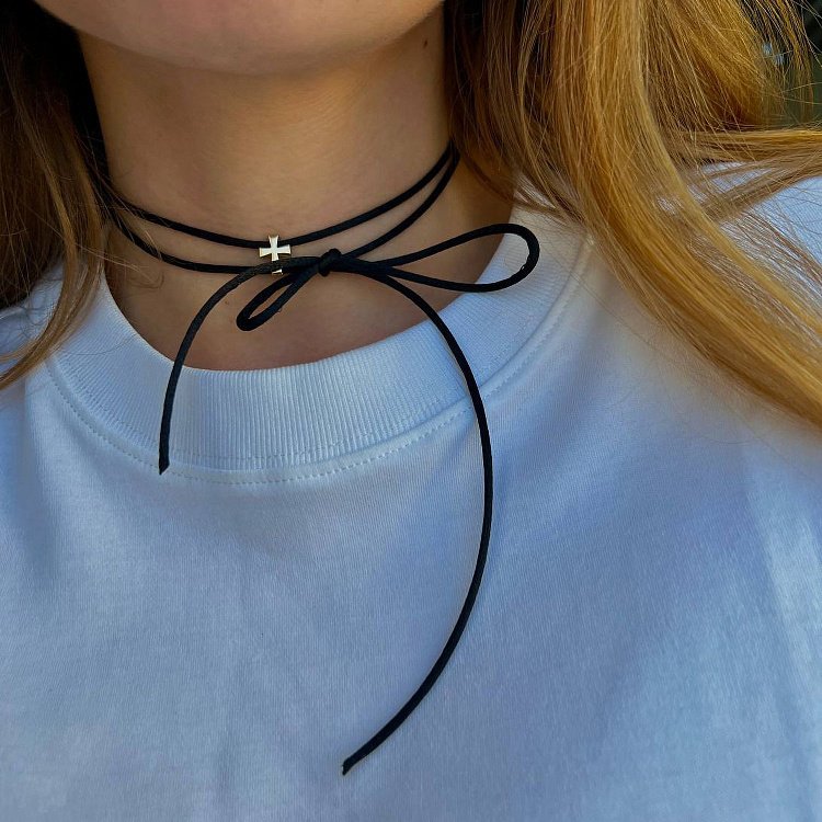 Відкриваючий хрестик Мінімал в жовтому золоті п03298 від ювелірного магазину Онікс - 3