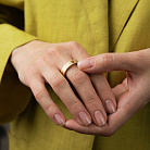 Кольцо "Love" в желтом золоте к08437 от ювелирного магазина Оникс - 3