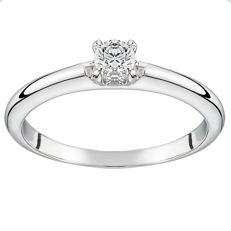 Золотое помолвочное кольцо с бриллиантом zbekdg4 от ювелирного магазина Оникс - 2