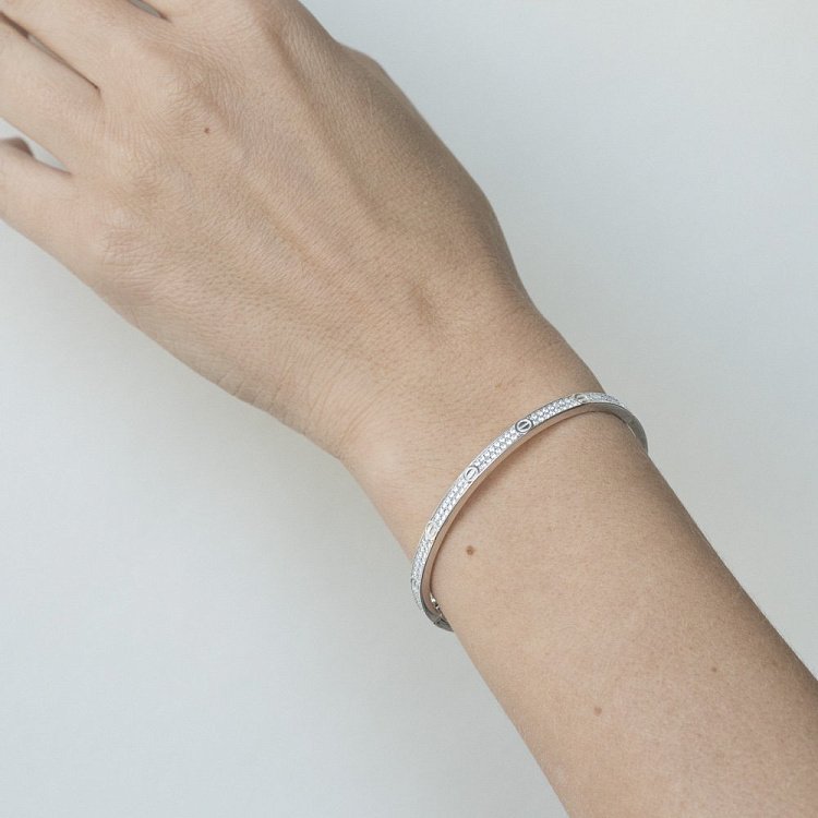 Срібний браслет з фіанітами 141192 від ювелірного магазину Онікс - 2