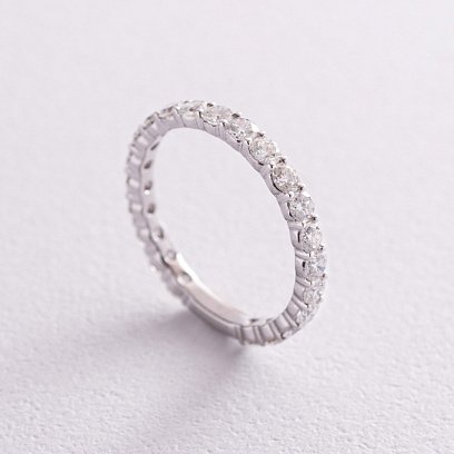 Каблучка в платині з діамантами кб0238nl