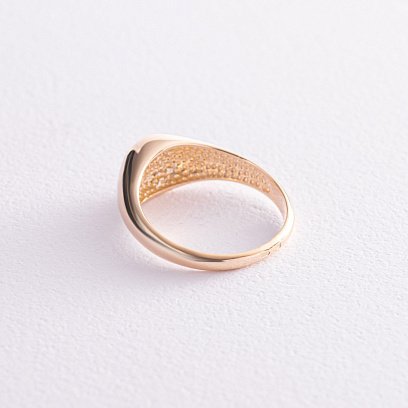 Печатка "Карта України" у жовтому золоті к06720ук №2