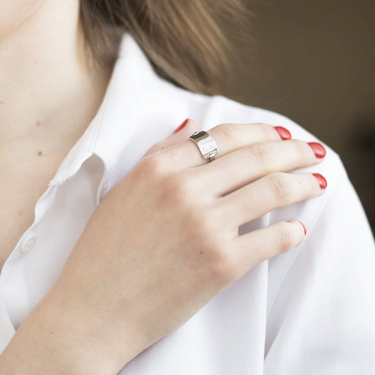 Срібні сережки на англійській застібці 122404 від ювелірного магазину Онікс - 3