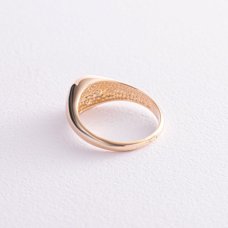 Печатка "Карта України" у жовтому золоті к06720ук від ювелірного магазину Онікс - 1