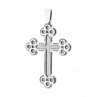 Православний хрест (чорніння) 131037 от ювелирного магазина Оникс