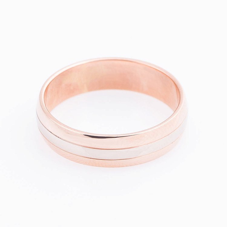 Мужское обручальное кольцо обр000272 от ювелирного магазина Оникс - 1