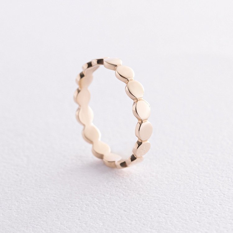 Каблучка "Керрі" у жовтому золоті к07609 від ювелірного магазину Онікс - 2