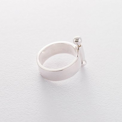 Серебряное кольцо "Новый стиль" 112216 №3