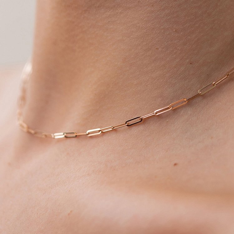 Кольє "Ванесса" mini в червоному золоті кол02359 від ювелірного магазину Онікс - 6