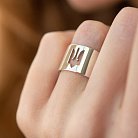 Серебряное кольцо "Герб Украины - Тризуб" 112676 от ювелирного магазина Оникс - 4