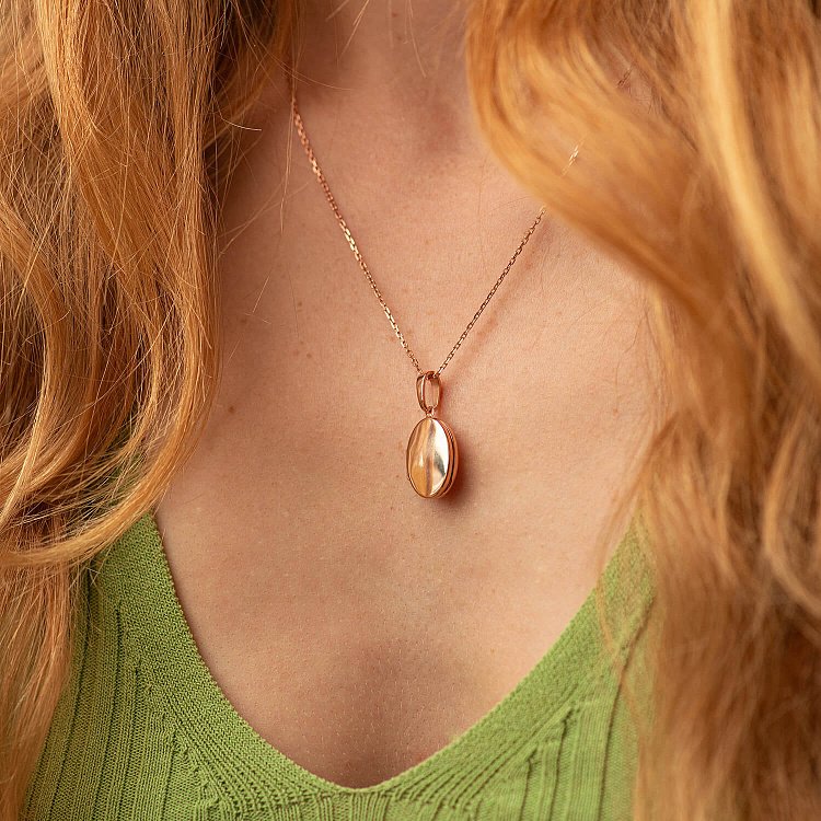 Золотой кулон для фотографии п00864 от ювелирного магазина Оникс - 1