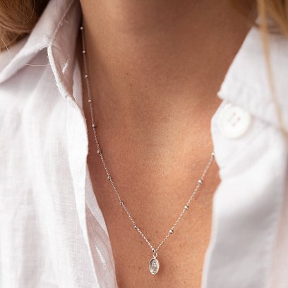 Кольє "Розарій" у білому золоті кол02218 №6