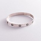 Срібний жорсткий браслет "Love" 141573 от ювелирного магазина Оникс