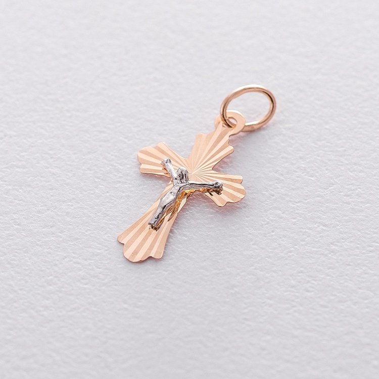 Дитячий православний хрест п01677 від ювелірного магазину Онікс