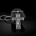 Срібний хрест "Розп'яття Ісуса Христа" 133170 от ювелирного магазина Оникс