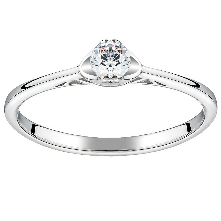 Золотое помолвочное кольцо с бриллиантом erd359 от ювелирного магазина Оникс - 2