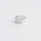 Кольцо "Отче наш" с индивидуальной гравировкой (бриллиант) 112139б от ювелирного магазина Оникс - 2