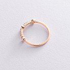 Золотий перстень з діамантами кб0165са от ювелирного магазина Оникс - 2