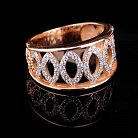 Золотое кольцо с камнями (фианиты) 14026076ди от ювелирного магазина Оникс