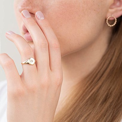 Золотое кольцо "Полярная звезда" к06742 №13