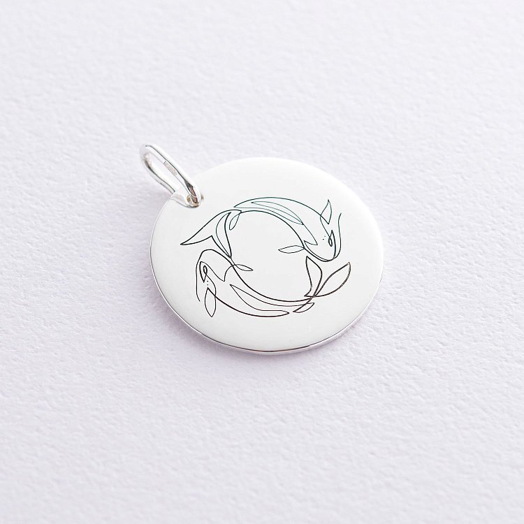 Срібний кулон "Стихія води" 133090ст від ювелірного магазину Онікс - 3