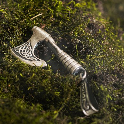 Срібний кулон "Секіра Перуна" 093 №5