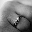 Чоловічий срібний перстень "Антистрес" (чорніння) TR-01-00006 от ювелирного магазина Оникс - 2