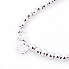 Срібний браслет з сердечком (емаль) 141365 от ювелирного магазина Оникс - 4