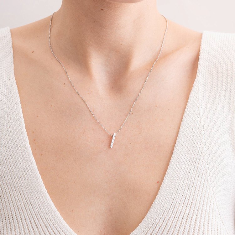 Золоте кольє з  діамантами 721911121 від ювелірного магазину Онікс - 4