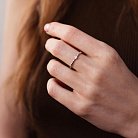 Помолвочное золотое кольцо с бриллиантом 101-10039 от ювелирного магазина Оникс - 1