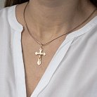 Золотий православний хрестик п02344 от ювелирного магазина Оникс - 2