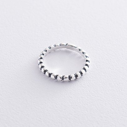 Срібний перстень з чорнінням 112123
