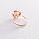 Золотое кольцо (жемчуг, фианиты) к06747 от ювелирного магазина Оникс - 3