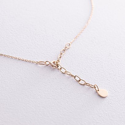 Колье "Карта Украины" в желтом золоте 4034ж №5