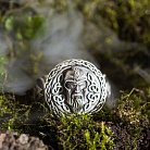 Мужское серебряное кольцо "Викинг" 424 от ювелирного магазина Оникс - 5