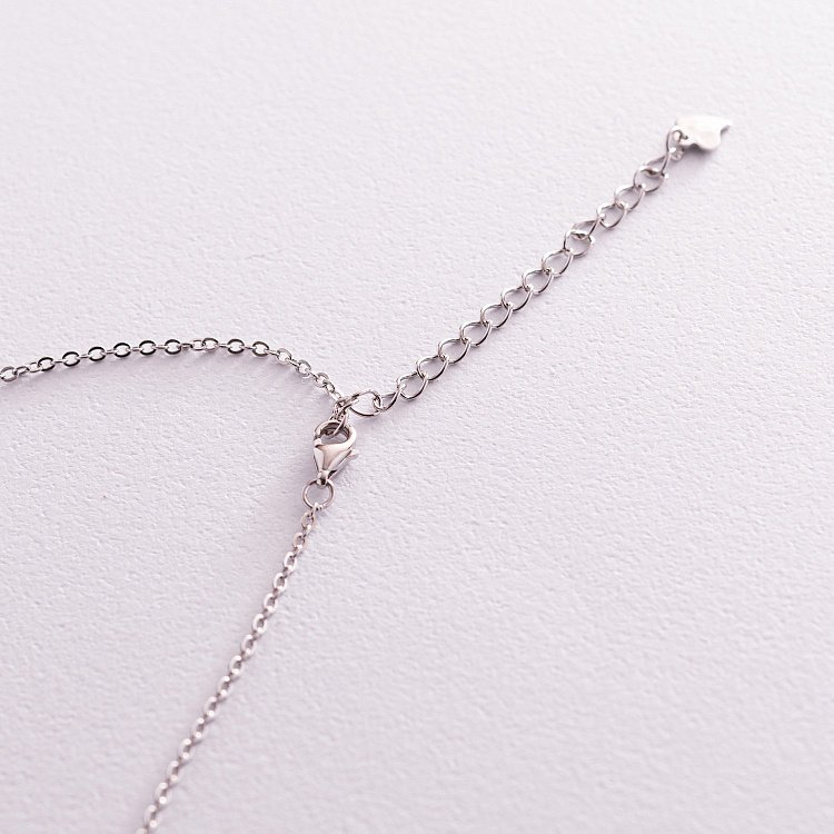 Серебряное колье с монетками 18701 от ювелирного магазина Оникс - 5