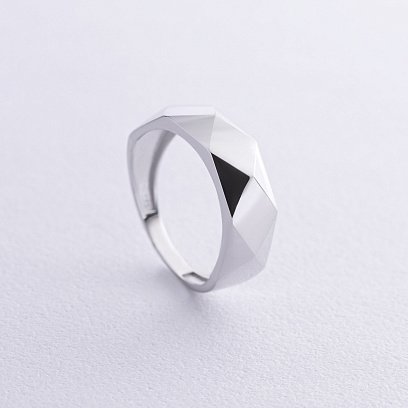 Каблучка "Досконалість" у білому золоті к07996