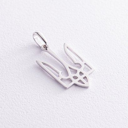 Золота підвіска "Герб України - Тризуб" п03689