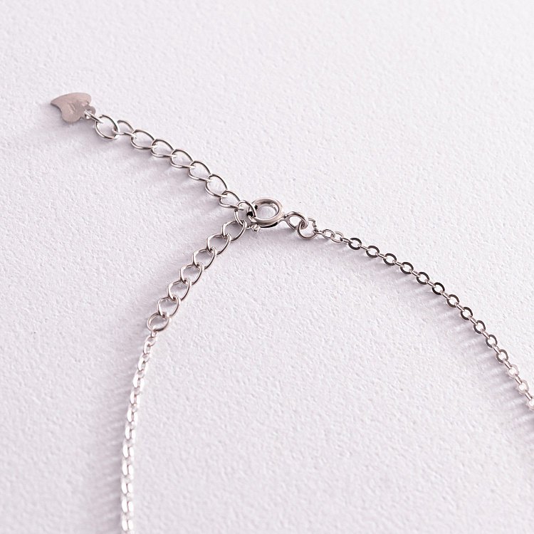 Серебряное колье "Звездочки" 181199 от ювелирного магазина Оникс - 3