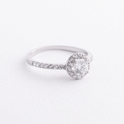 Серебряное кольцо с фианитами 901-00182