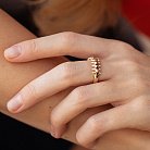 Кольцо в красном золоте к07579 от ювелирного магазина Оникс - 1