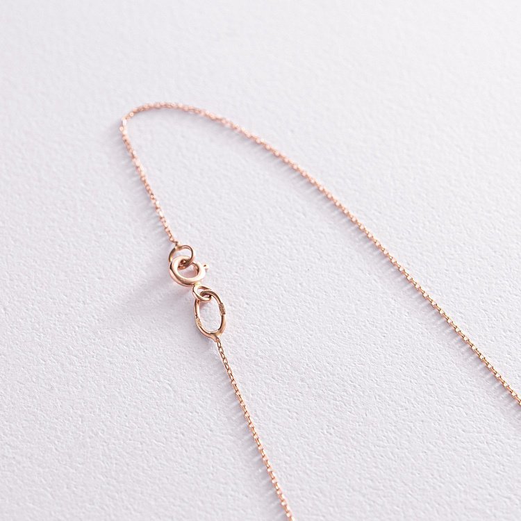 Подвійне золоте кольє "Чарівність" з фіанітами кол02115 від ювелірного магазину Онікс - 3