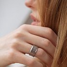 Широкое серебряное кольцо "Carina" 7153род от ювелирного магазина Оникс - 1