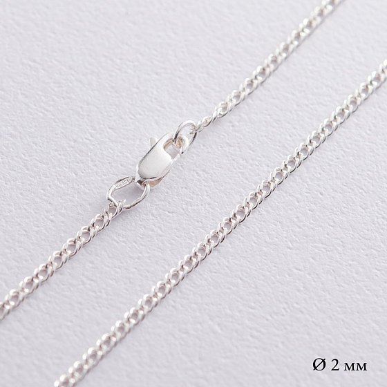 Серебряная цепочка (плетение рембо) бс10265