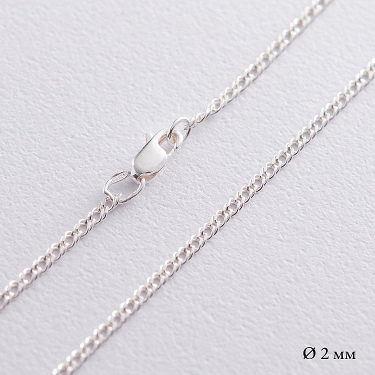 Серебряная цепочка (плетение рембо) б010261 от ювелирного магазина Оникс